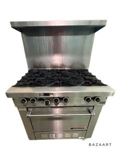 Chrisco - Garland (6) Burner Range with Convection Oven 